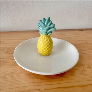 Ceramic Pineapple Ring Dish